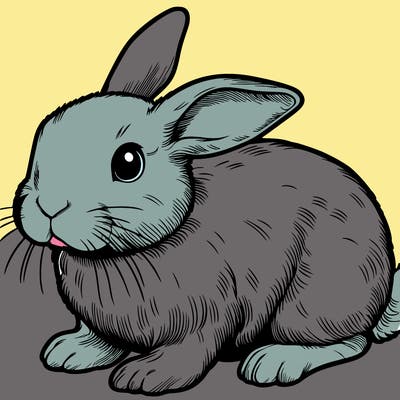 realistic bunny