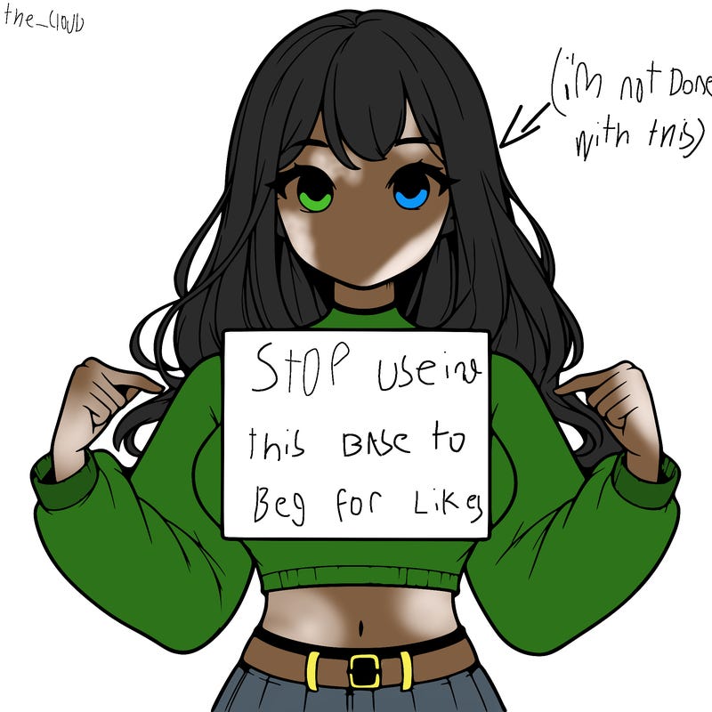 girl holding a blank sign in a long sleeve crop top