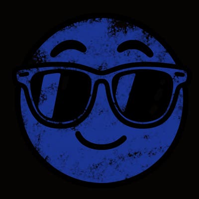 emoji with sunglasses