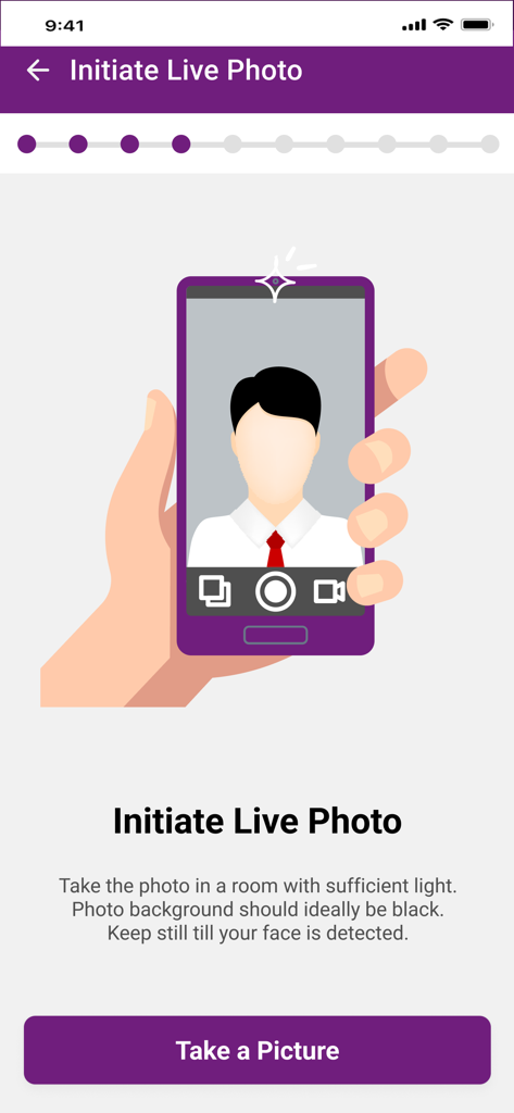 Meezan Digital Account Opening - Schermata mobile che mostra una conferma di apertura conto riuscita con Meezan Bank e i passaggi successivi per la registrazione all'internet banking