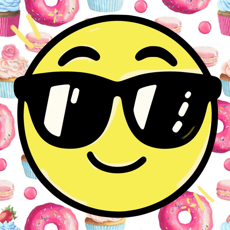 emoji with sunglasses