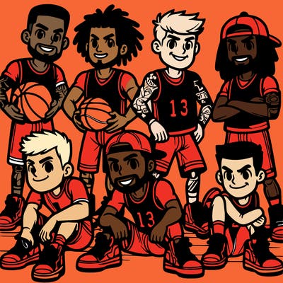 random basketball team