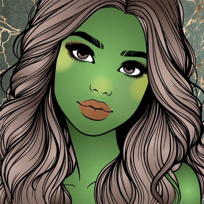 beautiful realistic girl