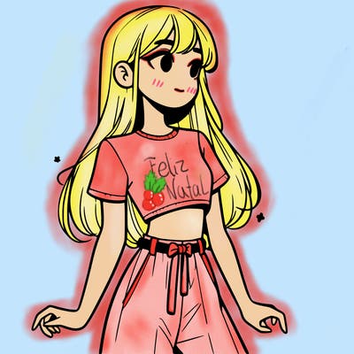 girl in a cute crop top