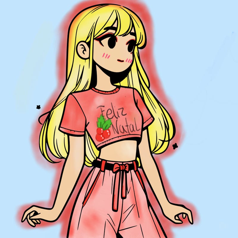 girl in a cute crop top