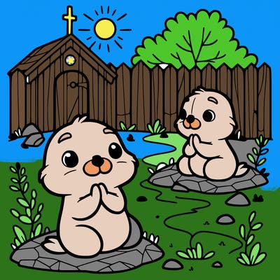 cute prarie dogs finding spirituality