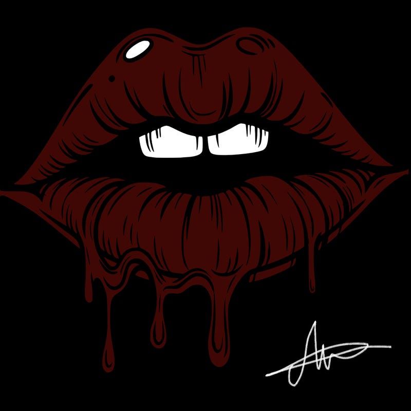 lips that look realistic and drip