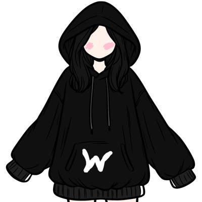 girl in oversized hoodie