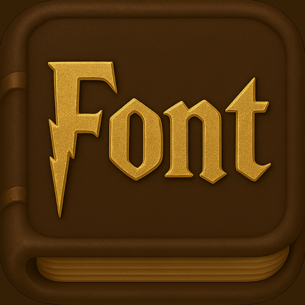 Harry Potter fan club fonts - Graphics & Design App | MWM