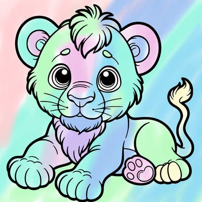 lion cub