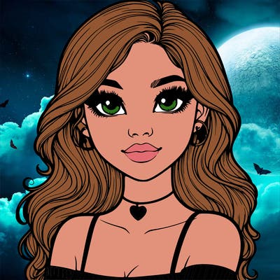 realistic pretty girl