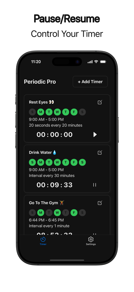 Periodic Pro: Custom Timers - Productivity App | MWM