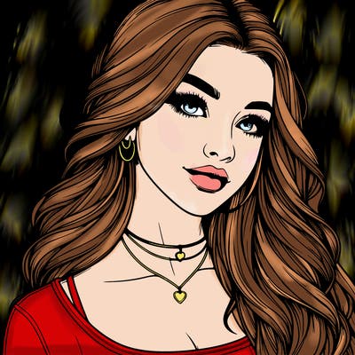 detailed realistic girl