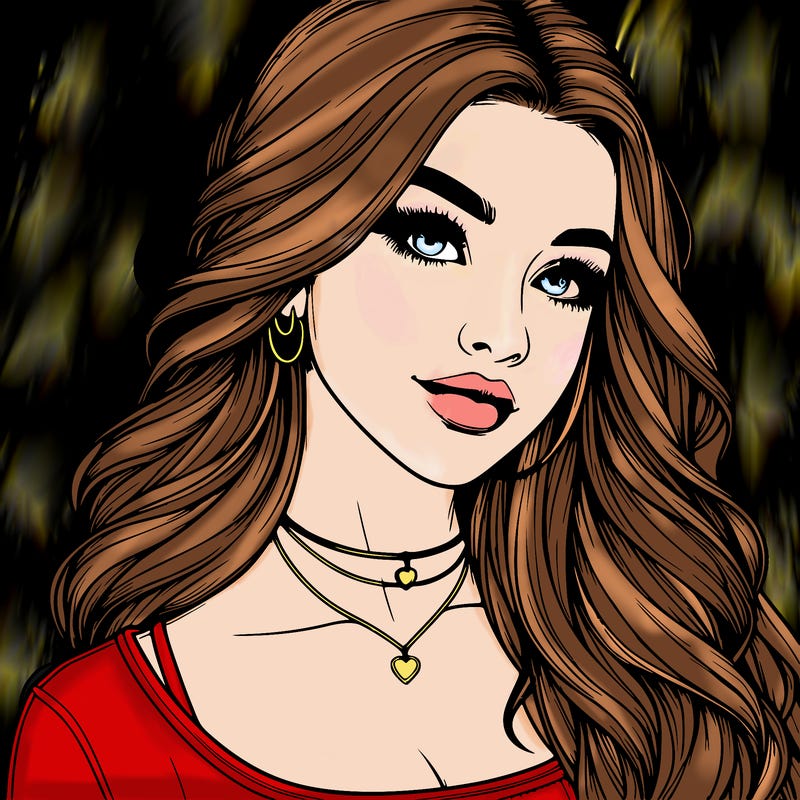 detailed realistic girl