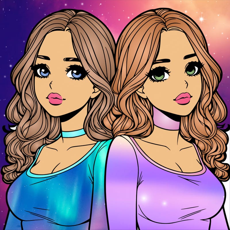 realistic twin sisters