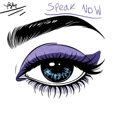 eye closed realistic