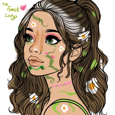 beautiful realistic girl