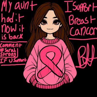 realistic girl with baggy jumper