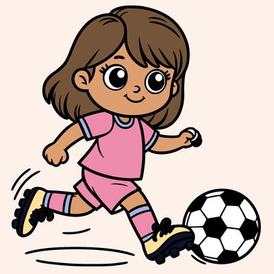 girl soccer player