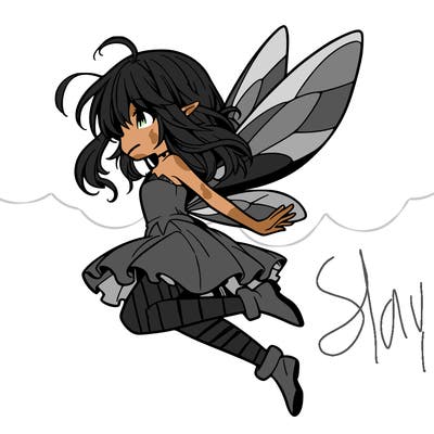 manga fairy flying