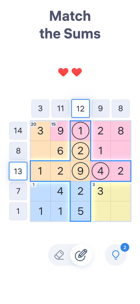Number Sums - Numbers Game - Games App | MWM