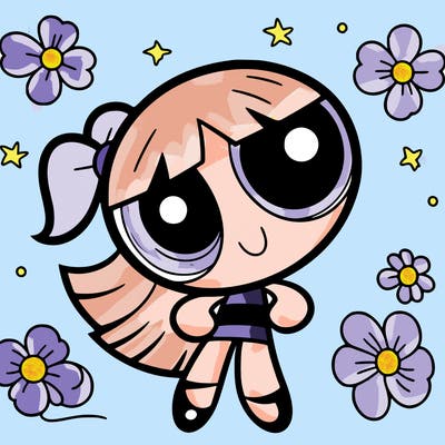 a powerpuff girl