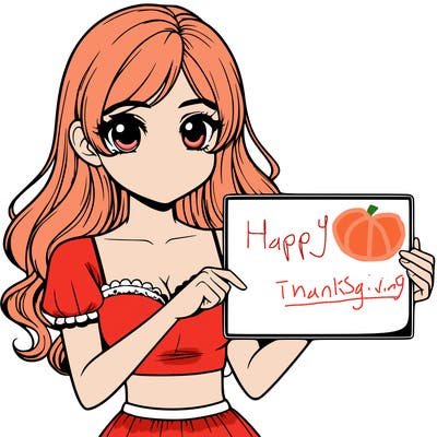 realistic pretty girl holding blank sign