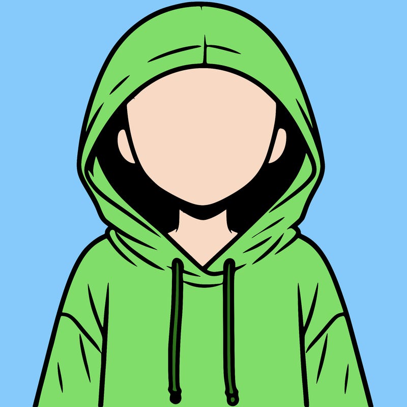 faceless girl in hoodie