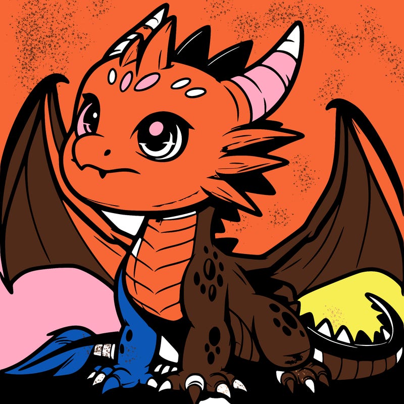 fierce baby night dragon