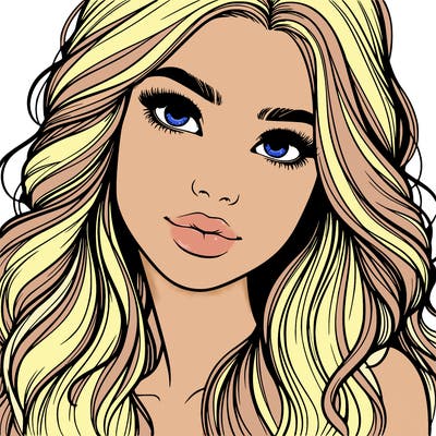 beautiful realistic girl