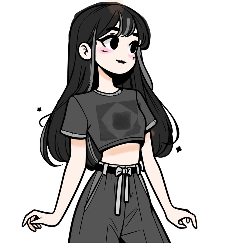 girl in a cute crop top