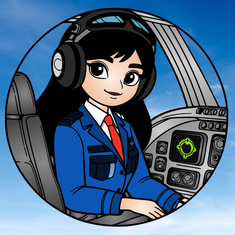 pilot in the cockpit of a jet.