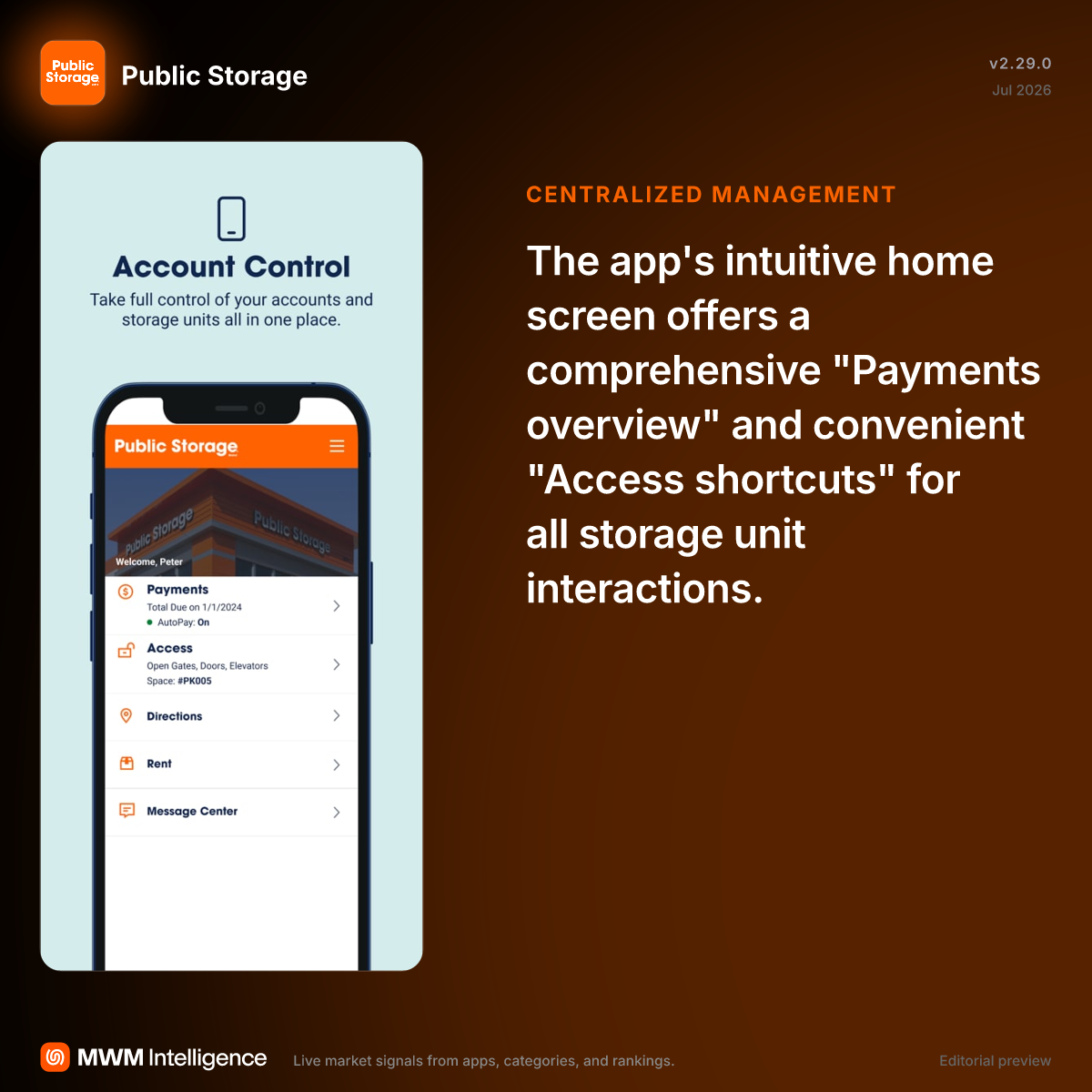 Public Storage - Business App | MWM