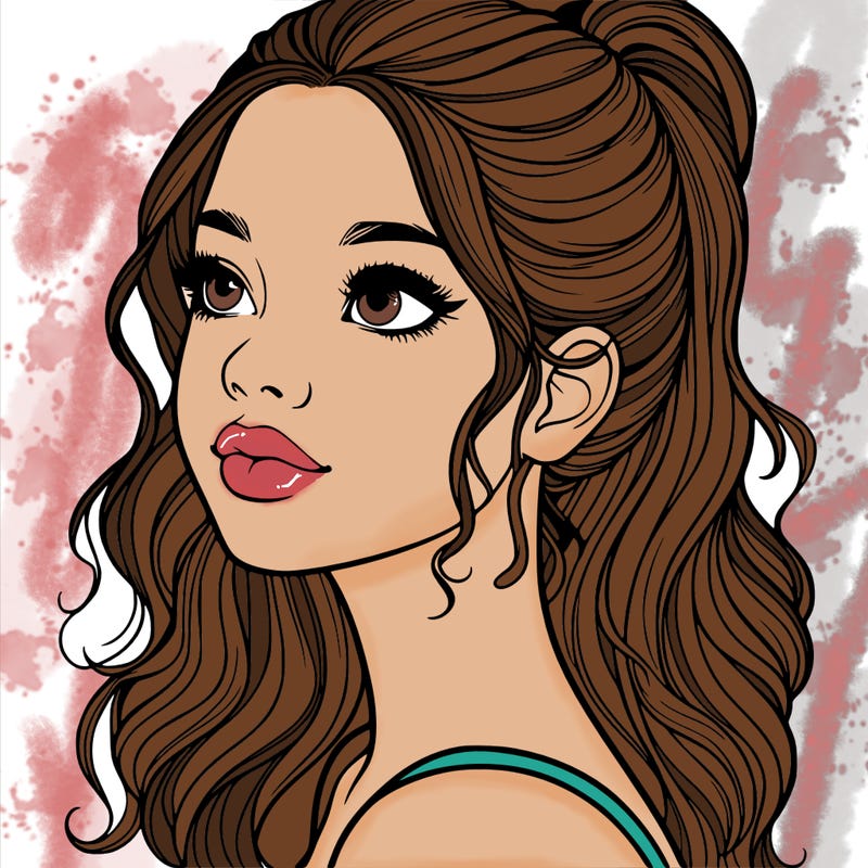 beautiful realistic girl