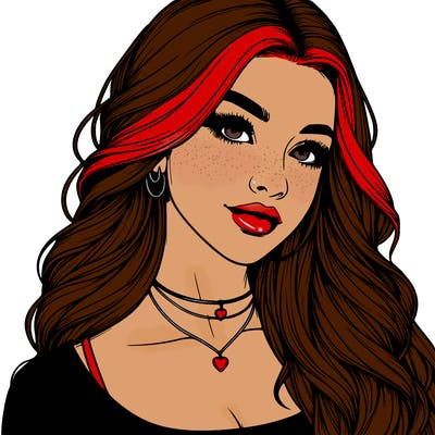 detailed realistic girl