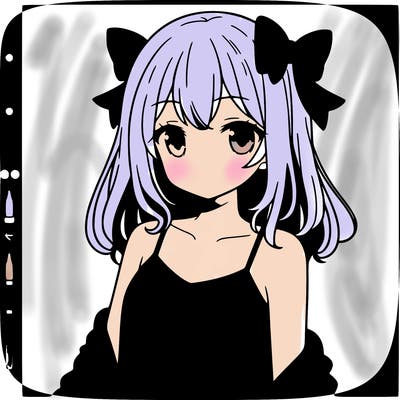 𝕒𝕟𝕚𝕞𝕖 𝕘𝕚𝕣𝕝 𝕨𝕙𝕖𝕣𝕚𝕟𝕘 𝕓𝕝𝕒𝕔𝕜