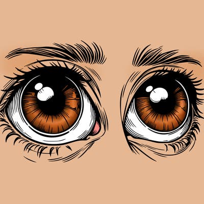 human eyes