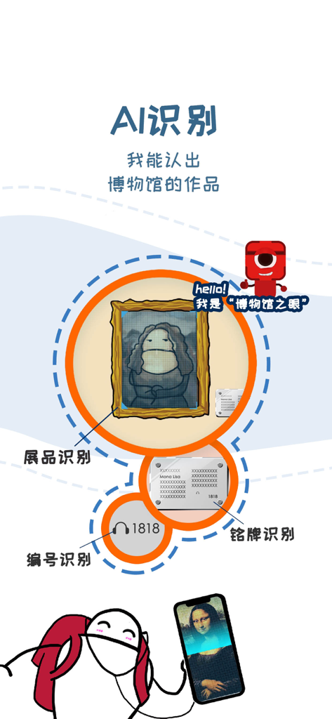ArtGuide App KI-Erkennungsfunktion für Museumsexponate und Tafeln