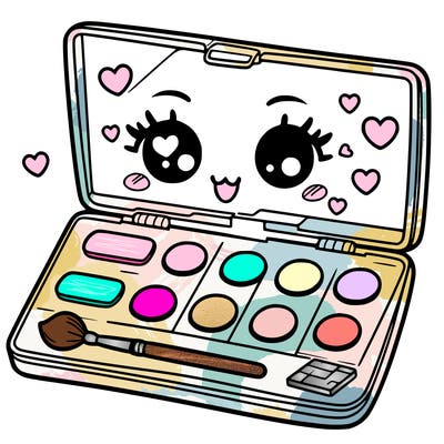 makeup pallet