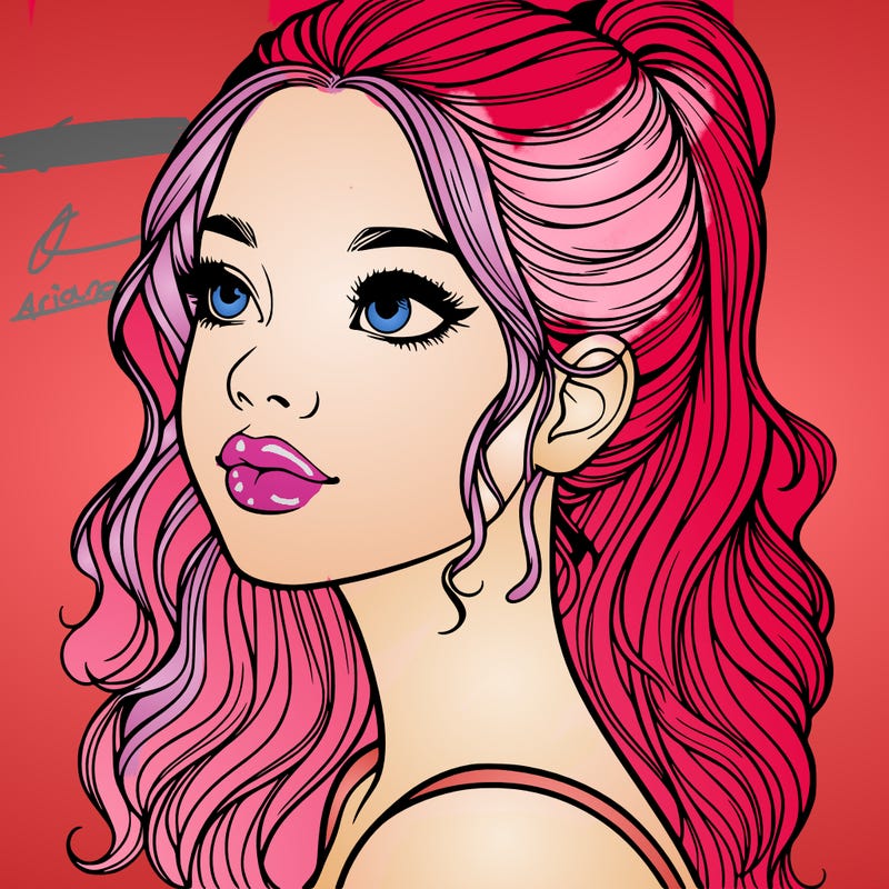 beautiful realistic girl