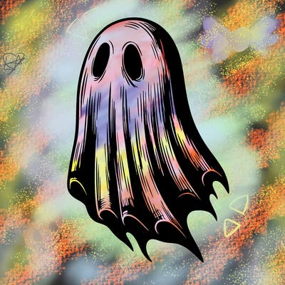 realistic creepy ghost