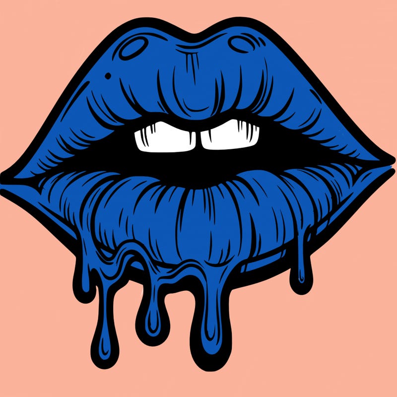 lips that look realistic and drip