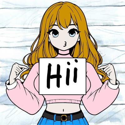 girl holding a blank sign in a long sleeve crop top