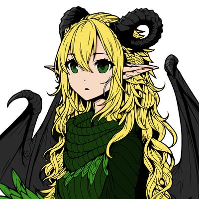 dragon girl realistic fantasy