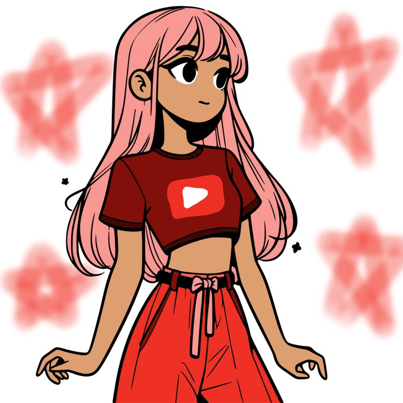 girl in a cute crop top