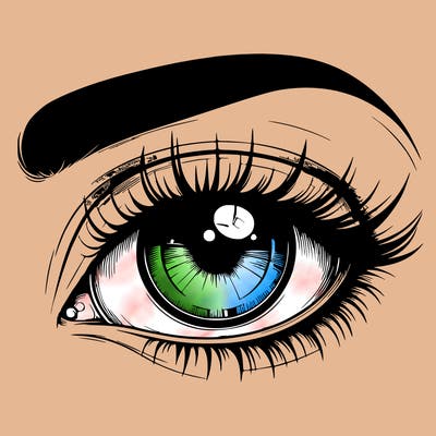 realistic eye