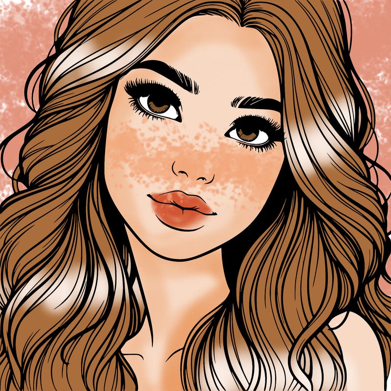 beautiful realistic girl