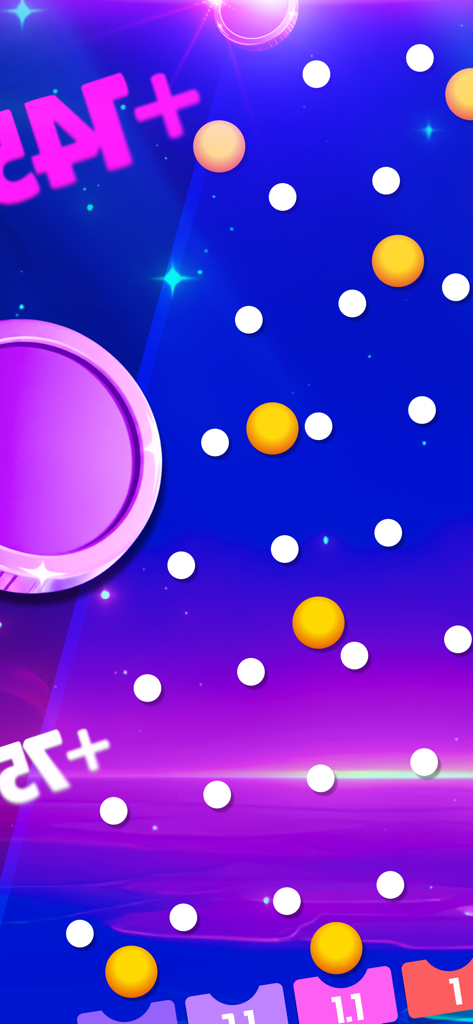 Drop Cost - 떨어지는 동전과 생생한 그래픽으로 표현된 지출을 보여주는 다채로운 네온 인터페이스