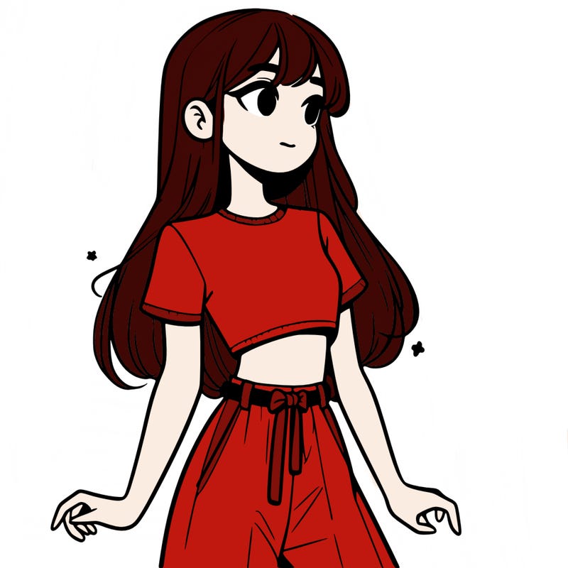 girl in a cute crop top