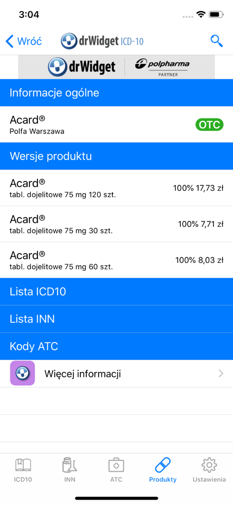 DrWidget ICD10 - Medical App | MWM